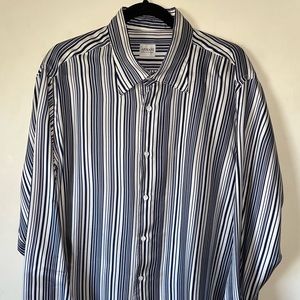 Armani Collezioni Mens Silk shirt Size XL